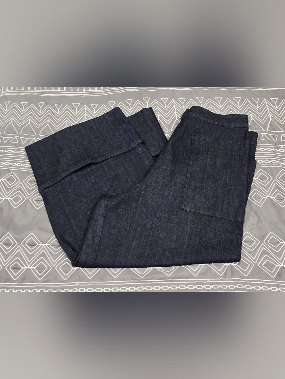 Kate Spade High Waisted Wide Leg Cropped Jeans Size 15/32